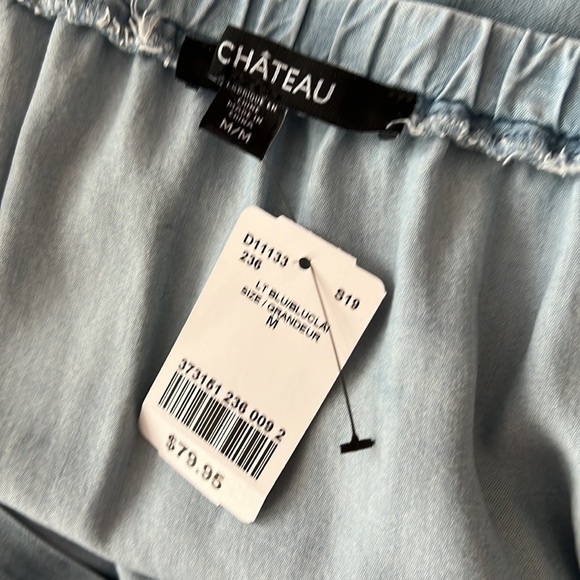 Le Chateau L Blue Off The Shoulder Summer Dress NWT - Picture 5 of 5